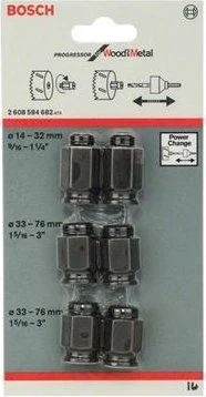 Bosch Professional Übergangsadapter-Set für Lochsägen, 6-tlg.