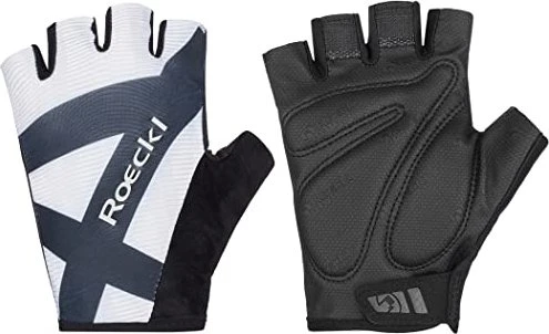 Roeckl Busano Fahrradhandschuhe schwarz/weiß