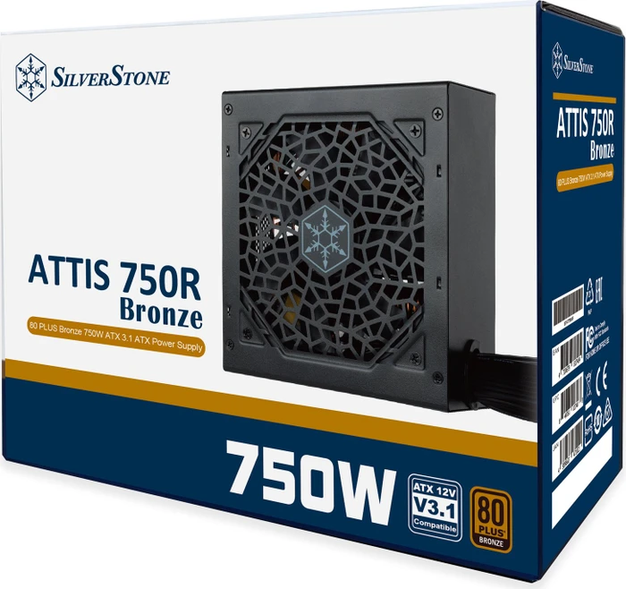 SilverStone ATTIS 750R Bronze 750W, ATX 3.1
