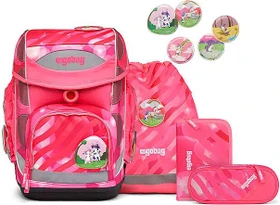 Ergobag Cubo KuntBärbuntes Einhorn 2026 Schulrucksack-Set, 5-tlg.