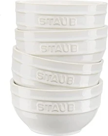 Zwilling Staub Ceramique Schale 400ml elfenbein-weiß, 4 Stück