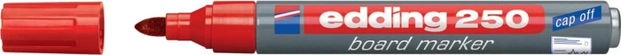 edding 250 Whiteboardmarker rot, 10er-Pack