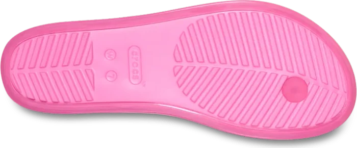 Crocs Miami Round Toe Jelly Flip pink lemonade jelly (Damen)