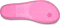 Crocs Miami Round Toe Jelly Flip pink lemonade jelly (Damen) Vorschaubild