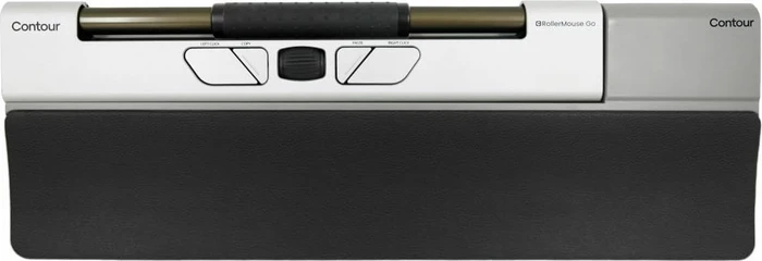 Contour Design RollerMouse Go Dock, Handballenauflage (Maus), grau/schwarz