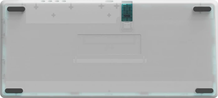 8BitDo Retro 87 Mechanical Keyboard - N64 30th Collection, Clear Blue, Cloud Gray Linear, USB/Bluetooth, US