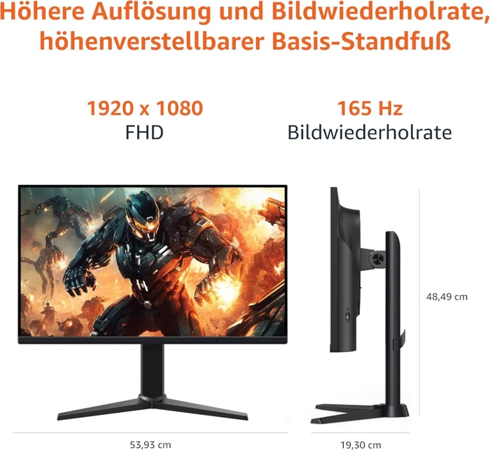 AmazonBasics Gaming Monitor, 24"