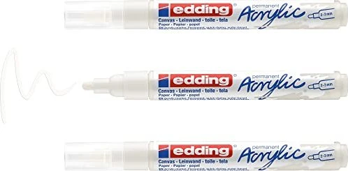edding 5100 Acrylmarker medium weiß
