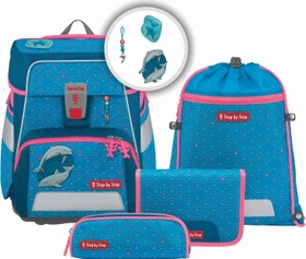 Step by Step Space Dolphin Pippa Schultaschen-Set, 5-tlg.