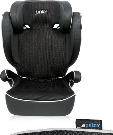 Petex Basic 1500 Kindersitz schwarz HDPE ECE R129 i-Size 100-150 cm vorwärtsgerichtet