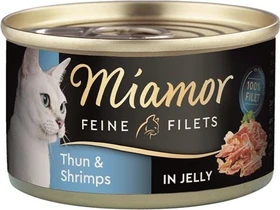 Finnern Miamor Feine Filets Thunfisch und Shrimps, 2.40kg (24x 100g)