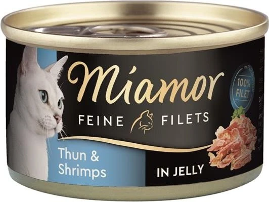 Finnern Miamor Feine Filets Thunfisch und Shrimps, 2.40kg (24x 100g)