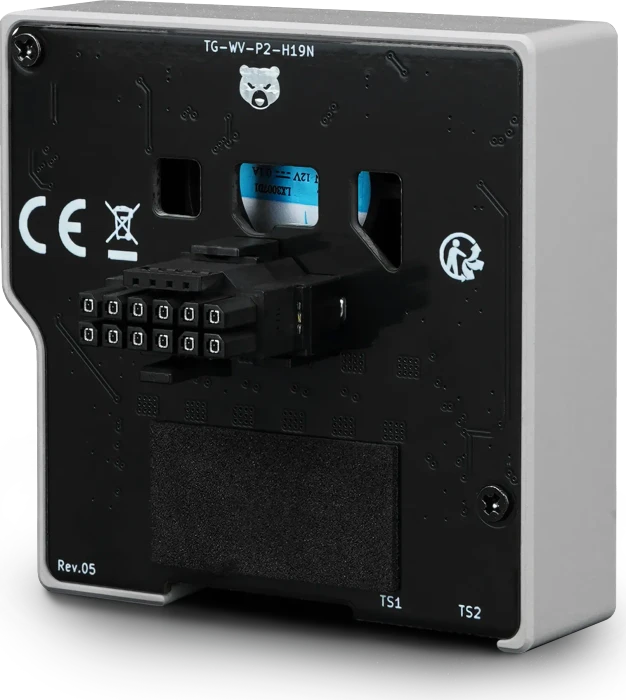 Thermal Grizzly WireView Pro II GPU Normal, 90°, 12V-2x6, Sense-Pins an der Oberseite, White Edition, weiß