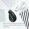 Zelotes F-36 Vertical Dual-Mode Wireless Mouse, schwarz, USB/Bluetooth Vorschaubild