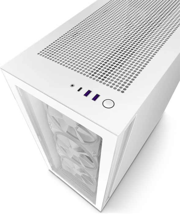 NZXT H7 Elite White, weiß, Glasfenster