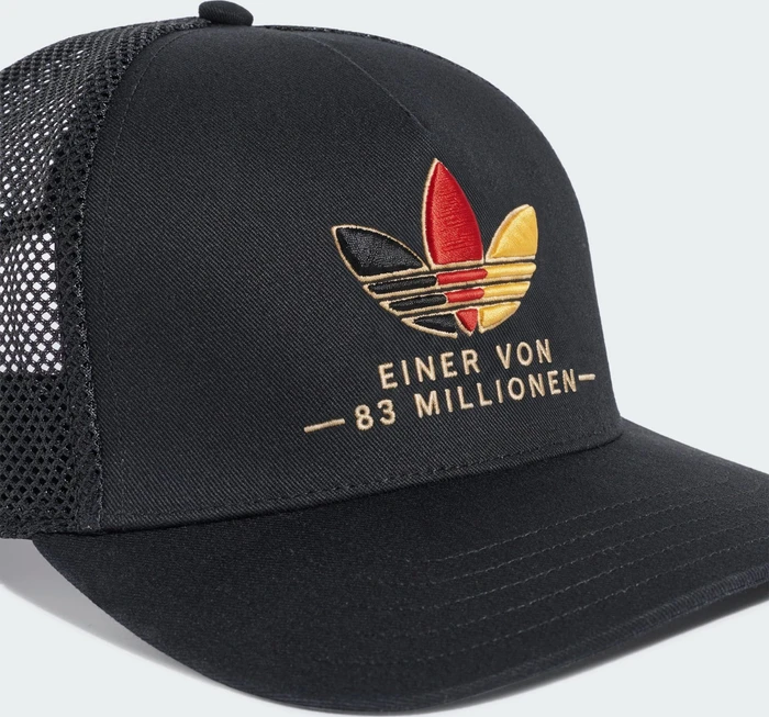 adidas Deutschland 83 Millionen Kappe schwarz