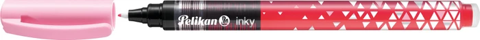 Pelikan inky Pastell Tintenroller (Mine) rosa, Rechtshänder, Faltschachtel