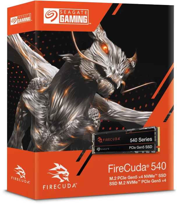 Seagate FireCuda 540 SSD +Rescue 2TB, M.2 2280 / M-Key / PCIe 5.0 x4