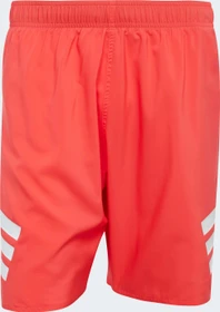 adidas 3-Streifen 8-Inch Badeshorts semi lucid red/white (Herren)