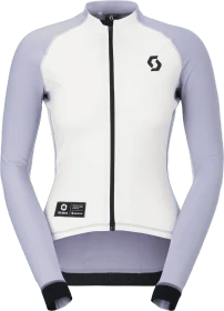 Scott RC Pro Warm LS-Remix Trikot langarm cotton white/heather purple (Damen)