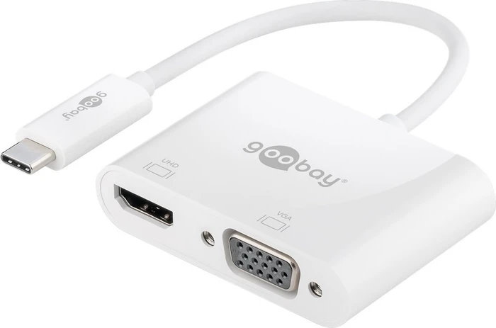 Wentronic Goobay Multiport-Adapter HDMI, VGA, USB-C 3.0 [Stecker]