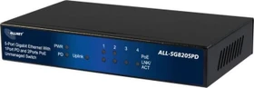 Allnet SG82 Desktop Gigabit Switch, 5x RJ-45, 36W PoE (ALL-SG8205PD / 112532)