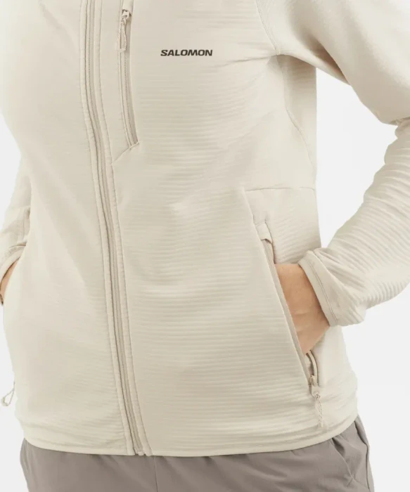 Salomon Essential Lightwarm Hooded Funktionsjacke rainy day (Damen)