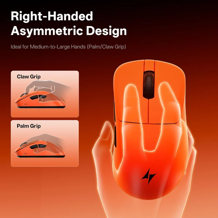 ATK Blazing Sky Z1 V2 Ultimate+ 8K Wireless, orange, USB