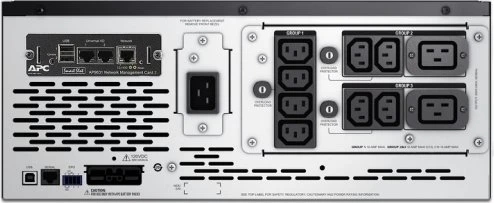 APC Smart-UPS X Rack/Tower LCD 4U, 2200VA, inkl. Netzwerkkarte, USB/seriell
