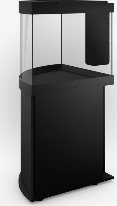 Juwel Trigon 190 LED Aquarium-Set mit Unterschrank, schwarz/schwarz, 190l