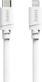 Hama Ladekabel USB-C/Lightning MFi 1m weiß