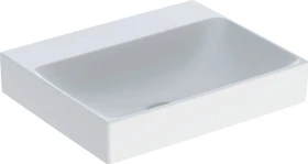 Geberit ONE Handwaschbecken Abgang vertikal 50cm, ohne Hahnloch, weiß/KeraTect