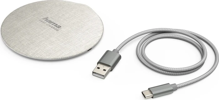 Hama kabelloses Ladegerät FC10 Metal weiß