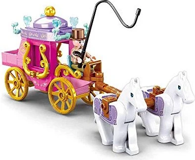 Sluban Girl's Dream Carriage with 2 Horses