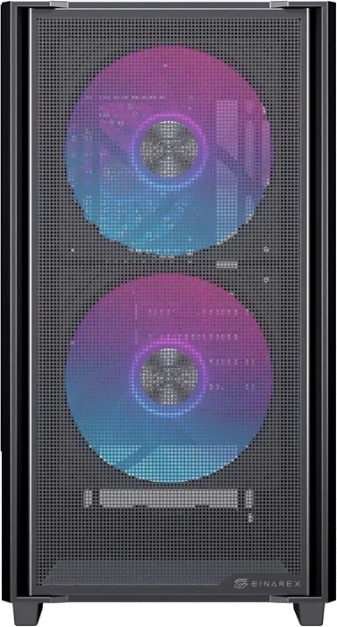 Einarex Pulse PM150 RGB Black, schwarz, Glasfenster