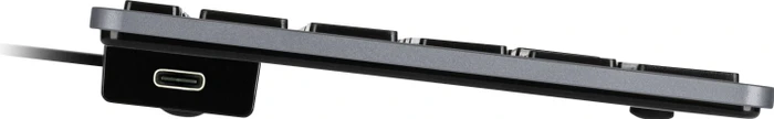 Matias Aluminum Wired Keyboard for Mac (USB-C), Space Gray, USB, US
