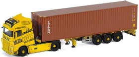 Herpa Volvo FH Gl. XL 20 Container-Sattelzug acargo MoinCoffee/Triton