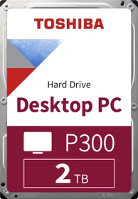 Toshiba P300 Desktop PC 2TB, 512e / 3.5" / SATA 6Gb/s, bulk