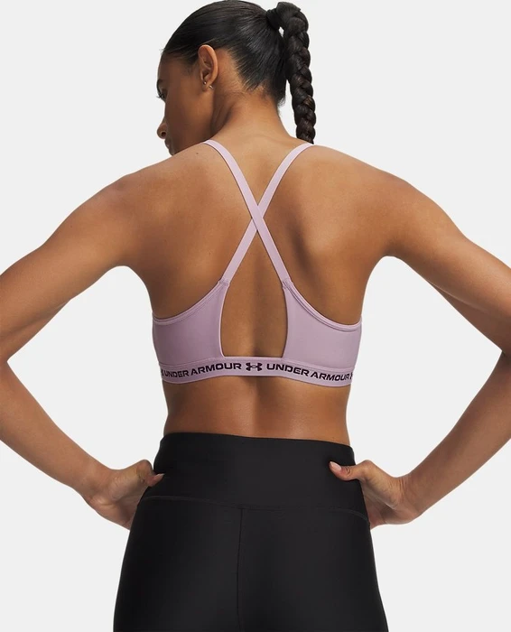 Under Armour Crossback Low Sport-BH mauve pink/purple echo (Damen)