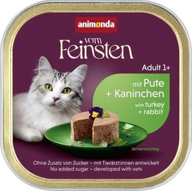 animonda Vom Feinsten Adult Pute + Kaninchen, 3.20kg (32x 100g)