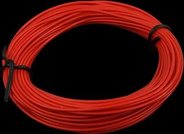 Aquatuning Kupferlitze isoliert 1x 0.14mm², 10m, rot