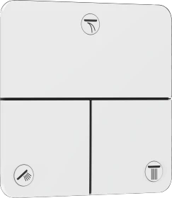 Hansgrohe ShowerSelect Comfort Q Ventil Unterputz für 3 Verbraucher mattweiß