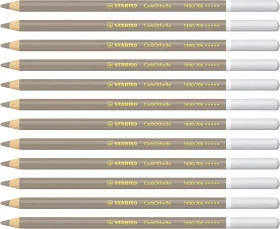 STABILO CarbOthello Kreidestift warmgrau 4w, 12er-Pack
