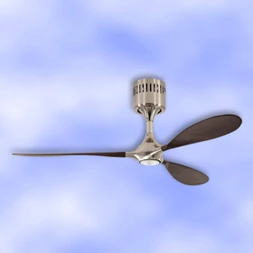 CasaFan Helico Paddel Deckenventilator mit Fernbedienung nussbaum