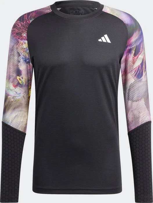 adidas Melbourne Tennis Heat.RDY Funktionsshirt langarm multicolor/black (Herren)