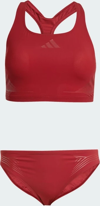 adidas Lanelux Y-Back Bikini-Set shadow red (Damen)