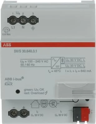 ABB SV/S30.640.3.1 KNX Spannungsversorgung 30V, 640mA, 4TE REG