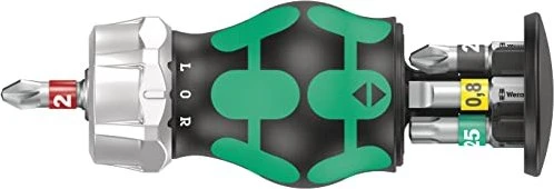Wera Kraftform Kompakt Stubby Magazin RA 2 Bitset, 6-tlg.