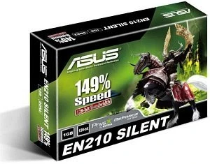 ASUS GeForce 210 Silent, EN210 SILENT/DI/1GD2[LP], 1GB DDR2, VGA, DVI, HDMI