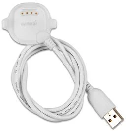 Garmin USB-A Lade-/Datenklemme Kabel für Forerunner 10 weiß